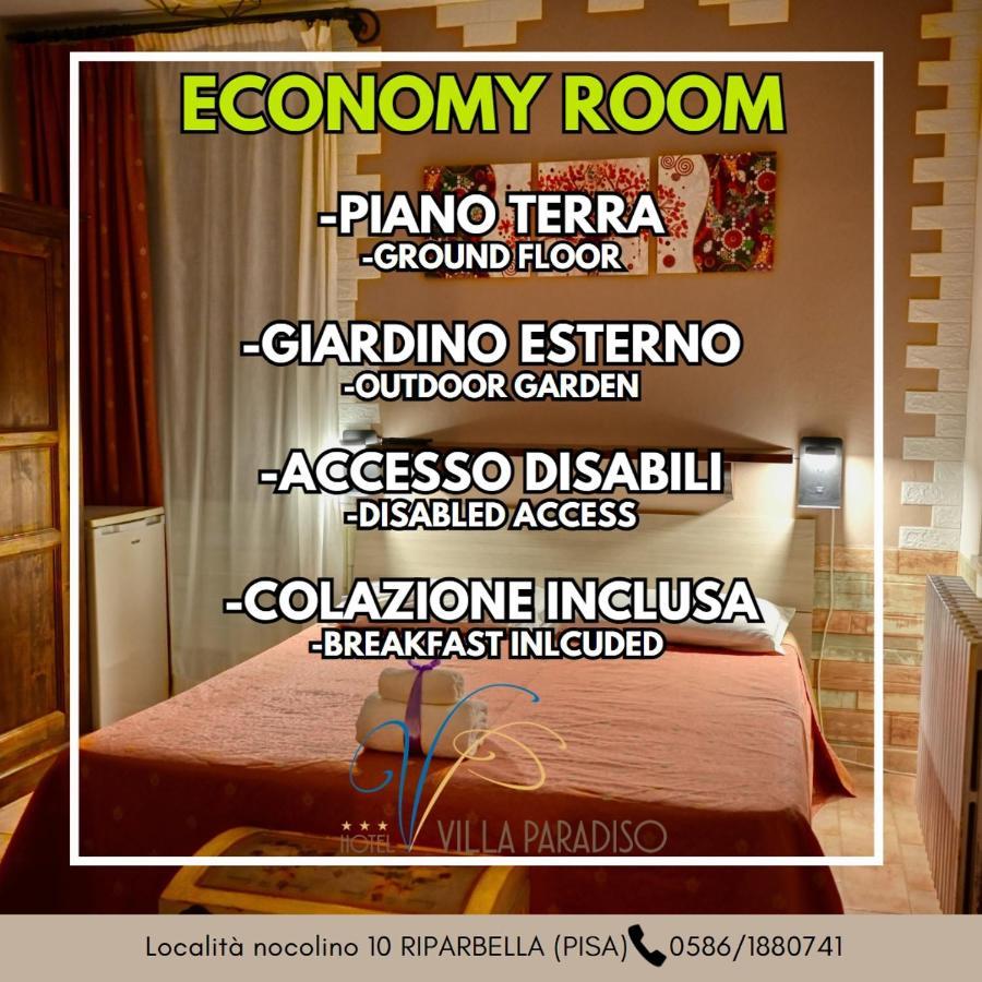 Hotel Villa Paradiso Riparbella Luaran gambar